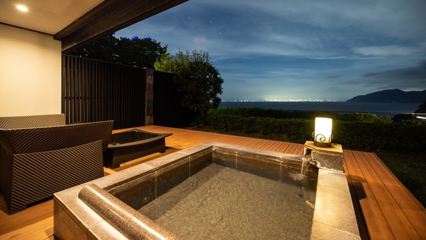 【雲引き】温泉露天風呂付客室　富士山と美しい駿河湾を一望